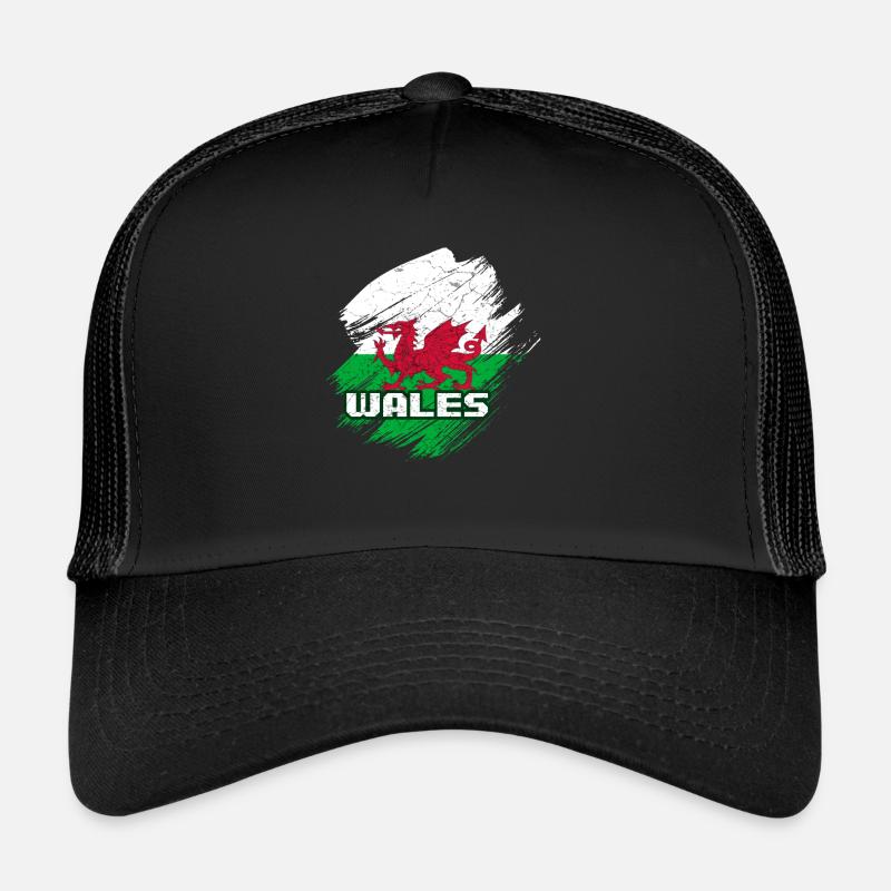 Wales flag Trucker Cap