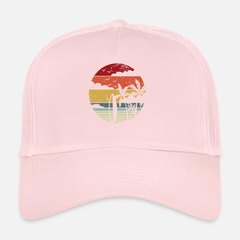 Retro Surf surf planche Sunset Surffer Surf surf Casquette trucker 