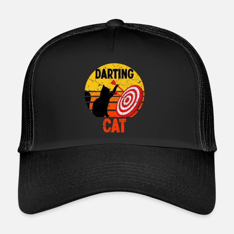 Dart player cat dart sport Trucker Cap