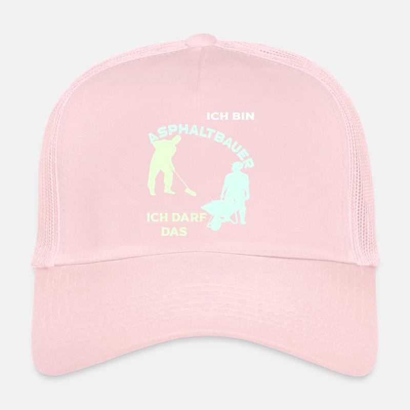 Ich bin Asphaltbauer, ich darf das! Trucker Cap
