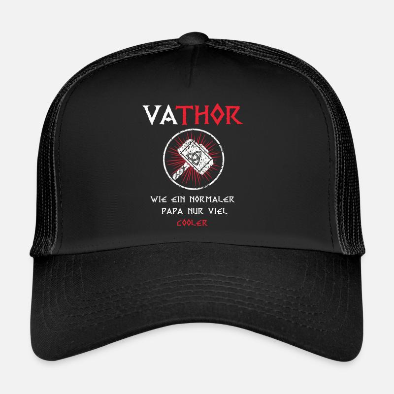 Fathor Vathor Vater Thor Hammer Vatertag Geschenk Trucker Cap