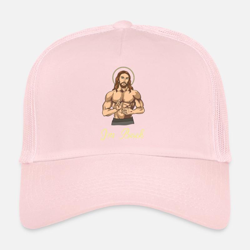 Jesus I'm Back Easter Gift Christian Trucker Cap