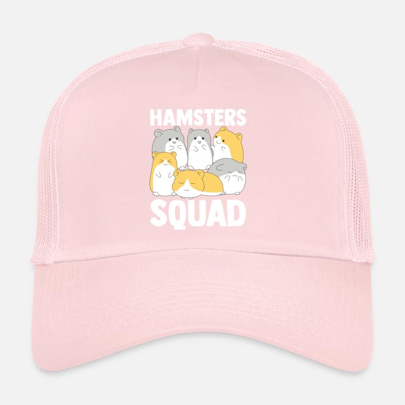 Hamsters Squad Hamster Fans Hamster Lovers Trucker Cap