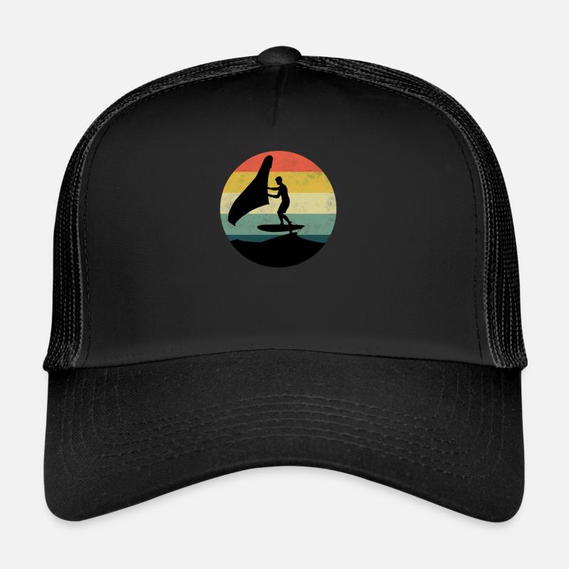 Hydrofoil Wingfoil Evolution Foil Wing Wingfoiling - Casquette trucker - noir/noir