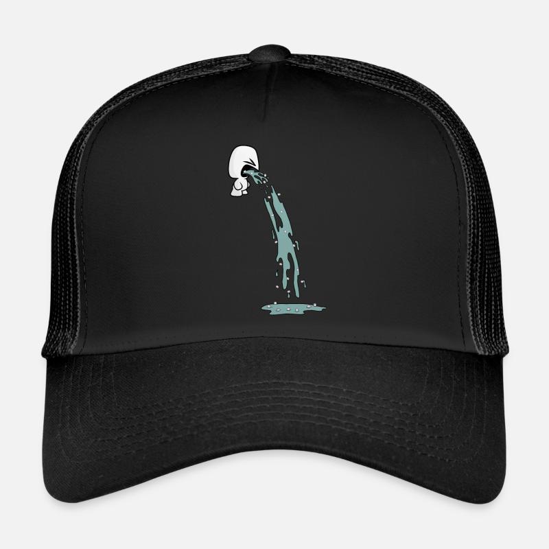 DRÔLE DE MARSHMALLOW VOMIT. HALLOWEEN Casquette trucker 