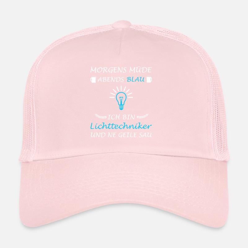 Lichttechniker Lichttechnik Spruch Lichtdesigner Trucker Cap