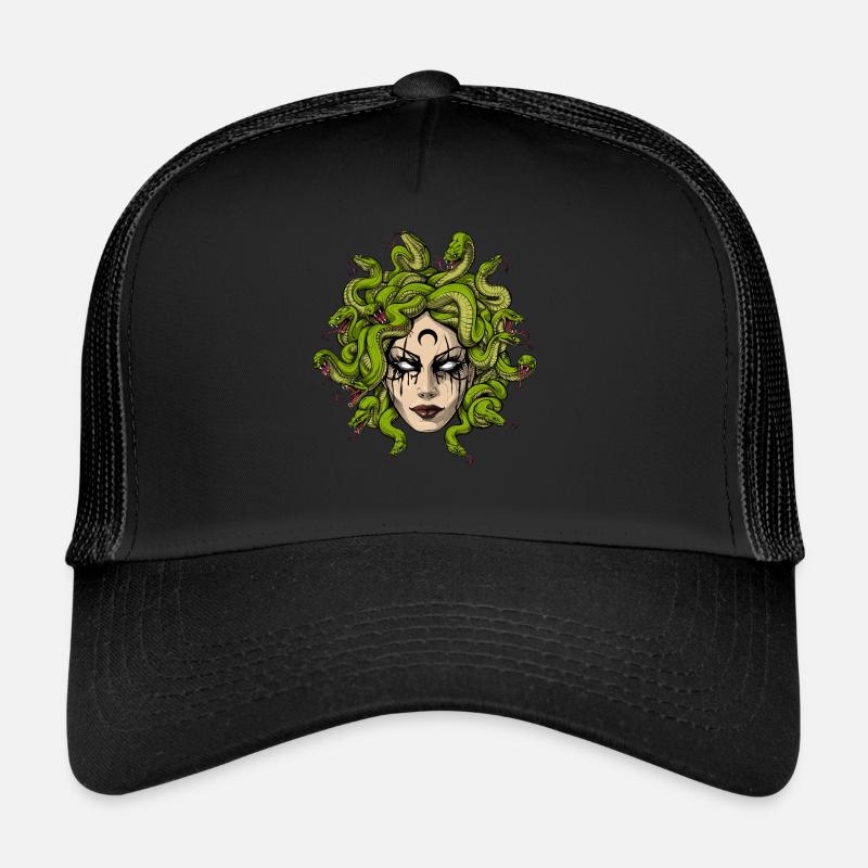 Medusa Head Trucker Cap