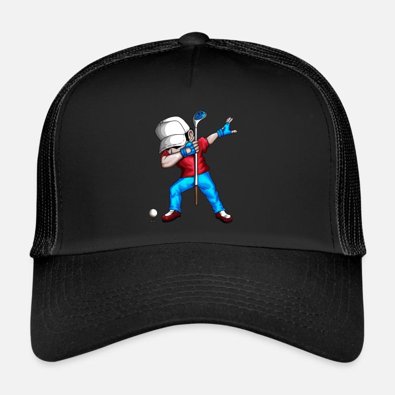 Dabbing golfeurs golfeurs golf club de golf fan Casquette trucker 