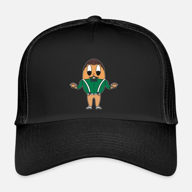 Italiener Ei - Trucker Cap - Schwarz/Schwarz