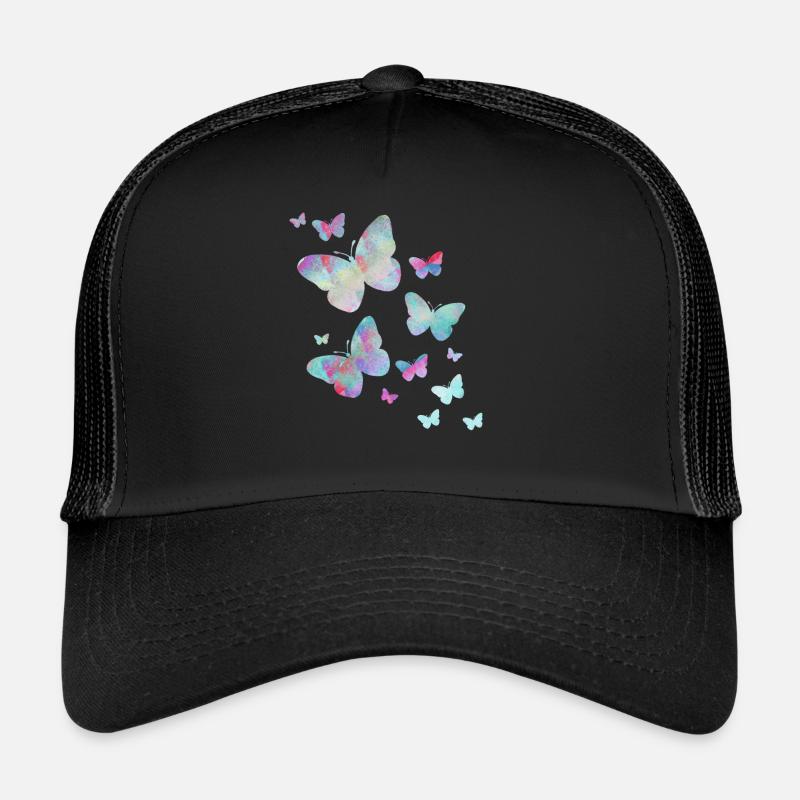 papillon papillon animal coloré couleur Casquette trucker 