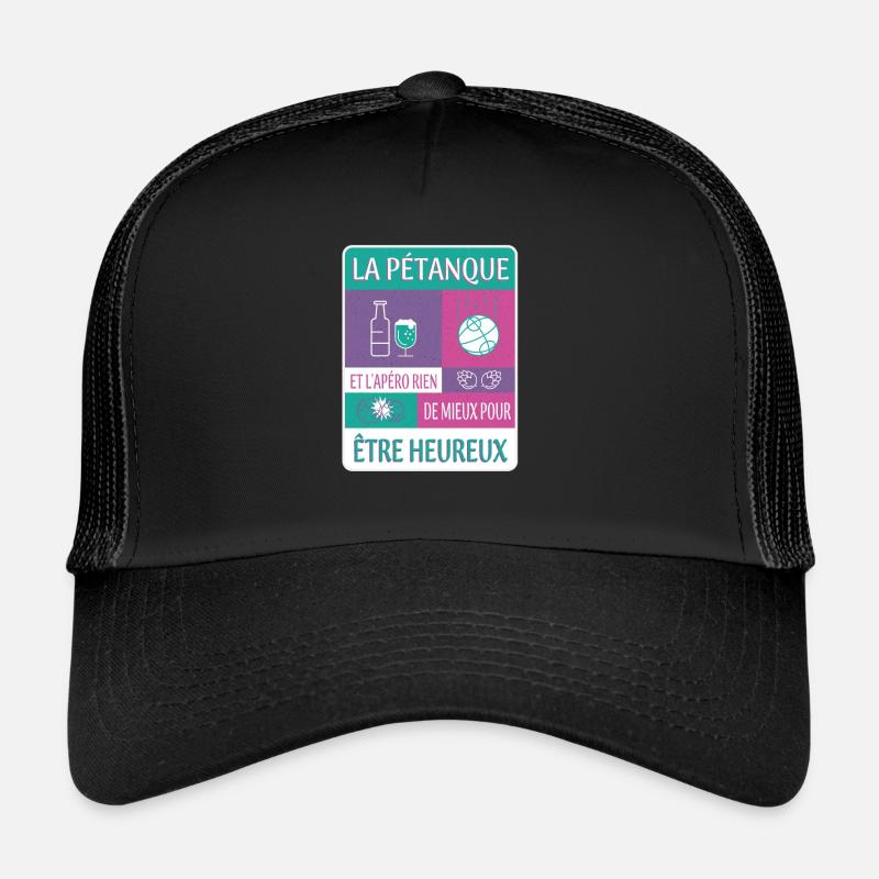 PETANQUE AND APERITIF Trucker Cap