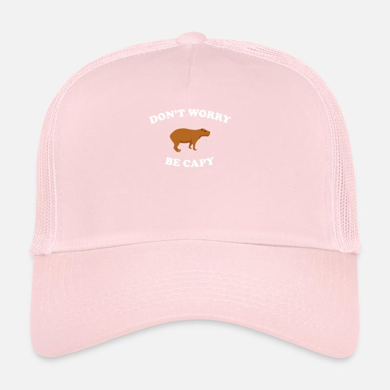 don't worry be capy, capybara Trucker Cap