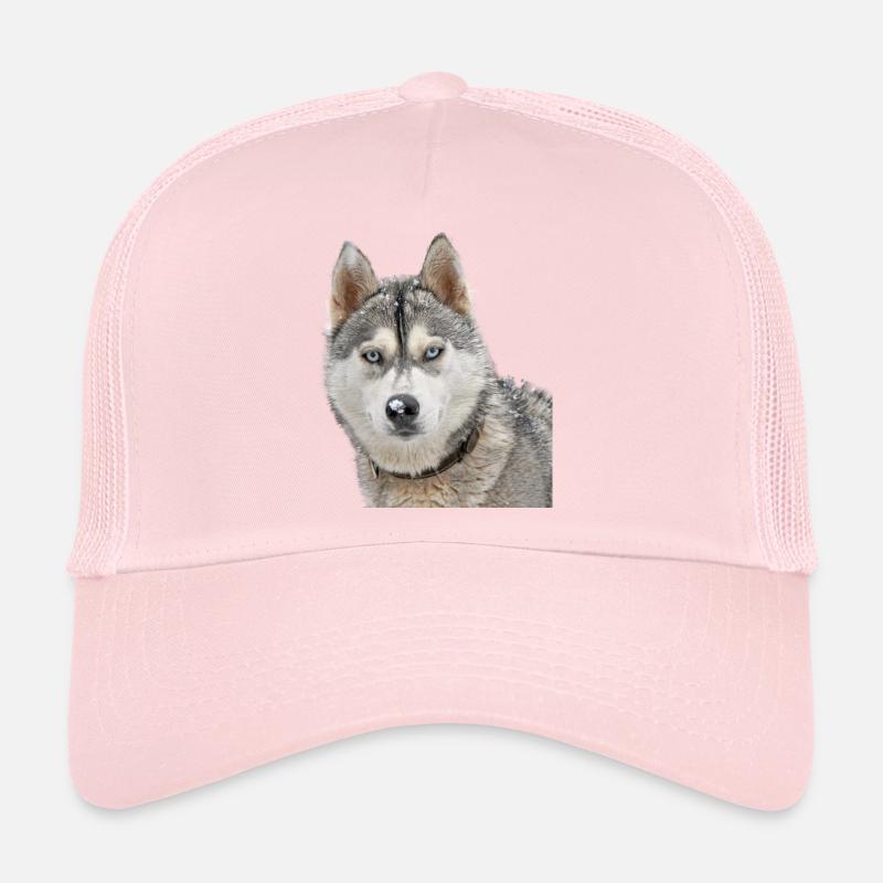 Husky in the snow Casquette trucker 