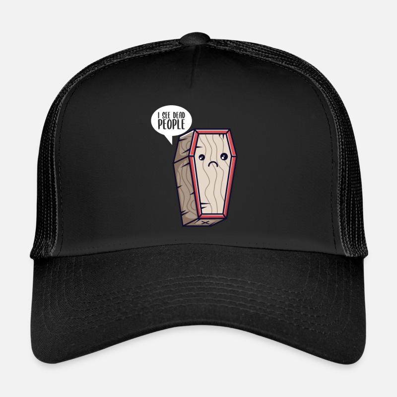 Ich sehe tote Menschen Leichen Bestatter Trucker Cap