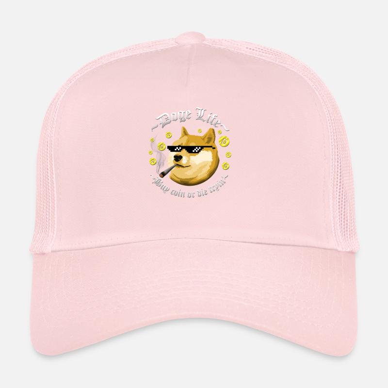 Dogecoin sort drôle Casquette trucker 