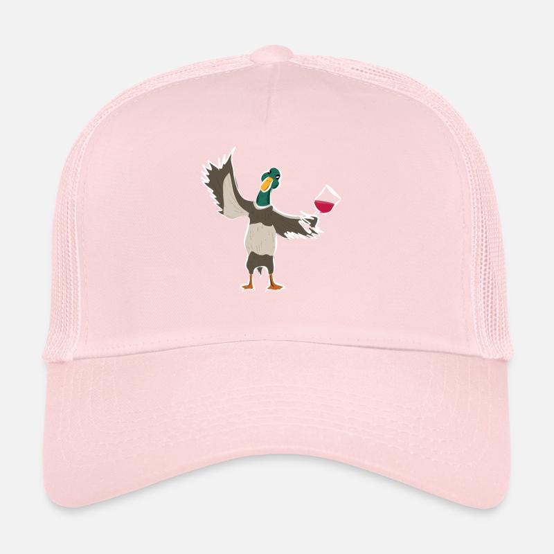 Canard canard mignon avec du vin rouge invite à boire Casquette trucker 