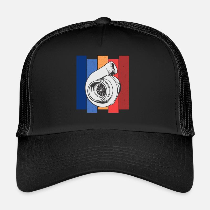 Turbo Auto Boost Schnelle Autos Liebhaber Tuning Trucker Cap