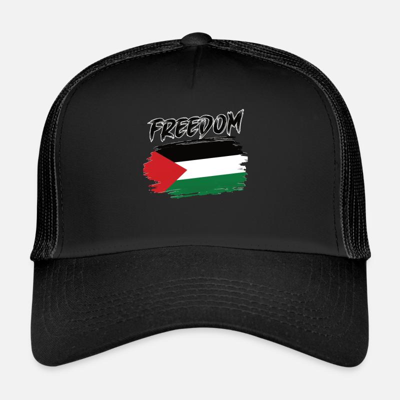 Palestine Drapeau pour les Palestiniens Casquette trucker 