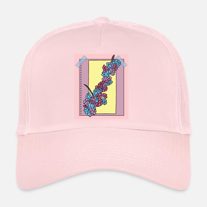 Vintage Fleurs Colorées Casquette trucker 