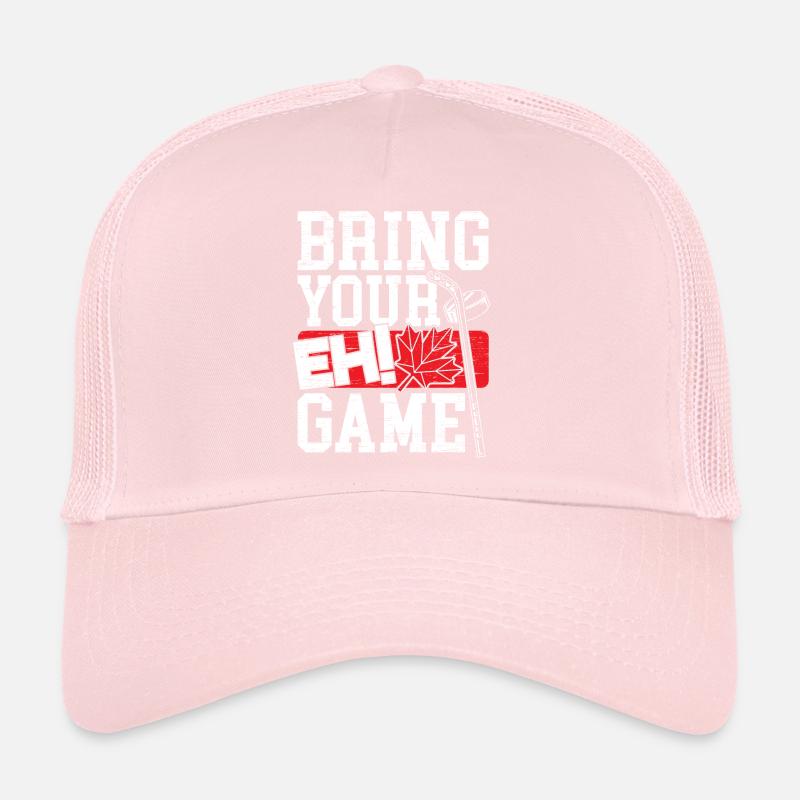 Bring Your EH Game With Canada Ice Hockey Trucker Cap