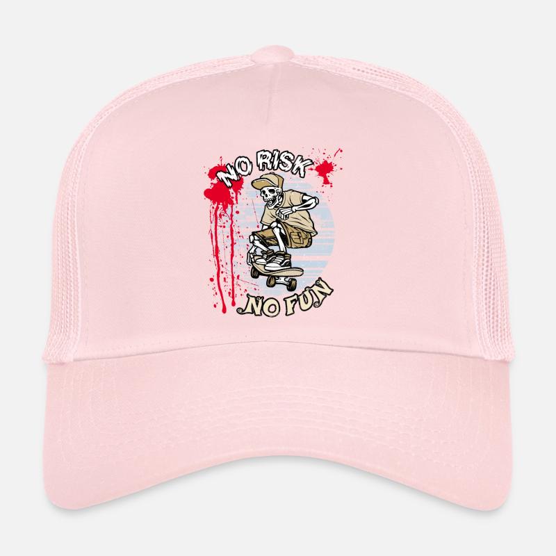 Patinage, skate, sang Casquette trucker 