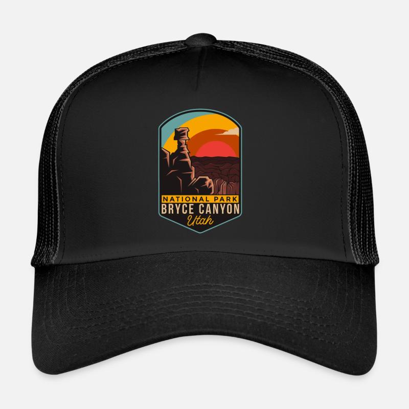 Bryce Canyon Park Utah Mountain Camping Trucker Cap