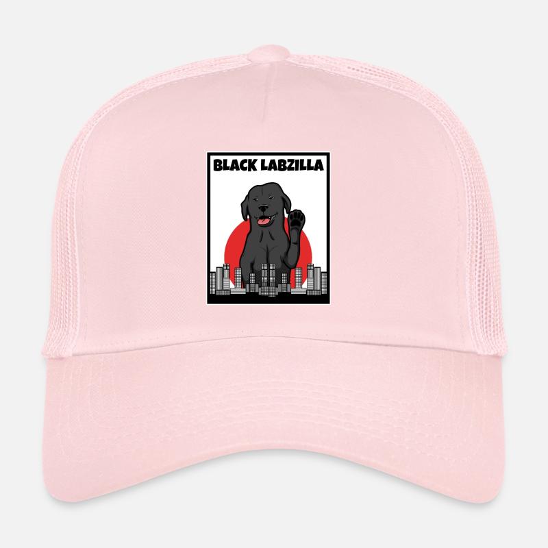 Schwarz labzilla | Funny Lab Labrador Retriever Casquette trucker 