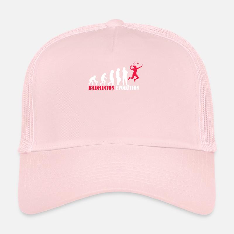 Badminton Evolution Design als Geschenk Casquette trucker 