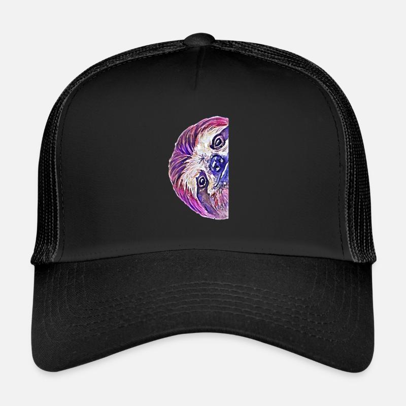 Faultier - Trucker Cap - Schwarz/Schwarz