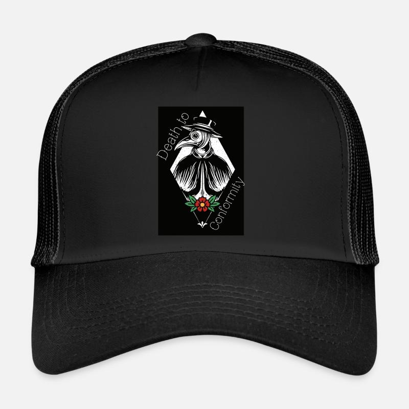 Tod der Konformität - Trucker Cap - Schwarz/Schwarz