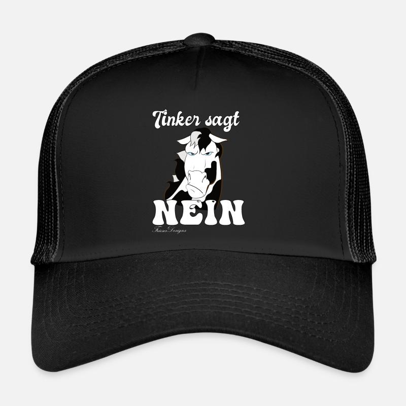 Tinker sagt Nein lustiges süßes trotziges Pferde Trucker Cap