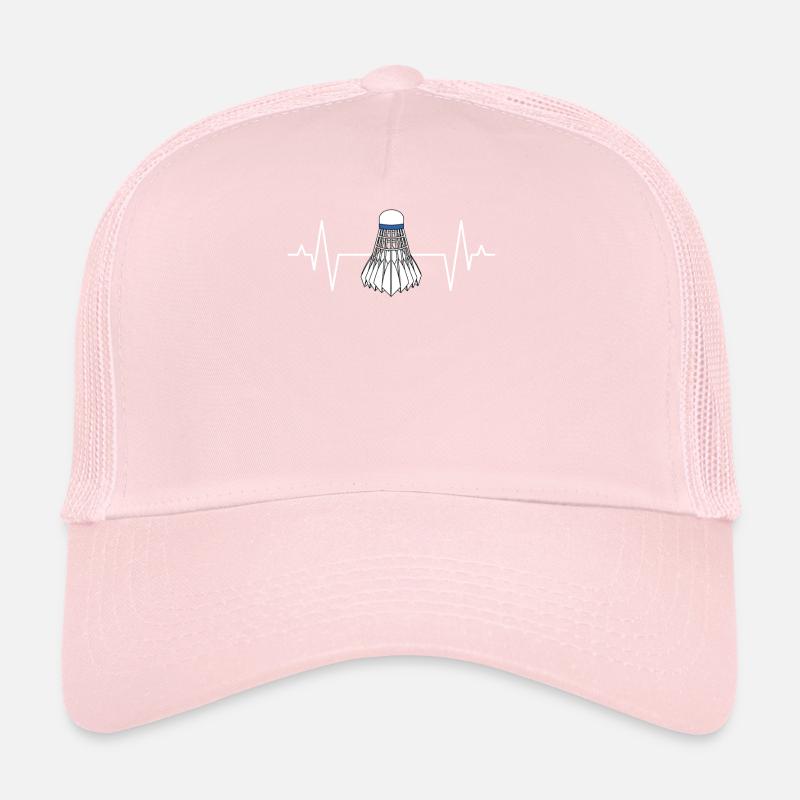 Badminton badminton player shuttlecock gift Trucker Cap