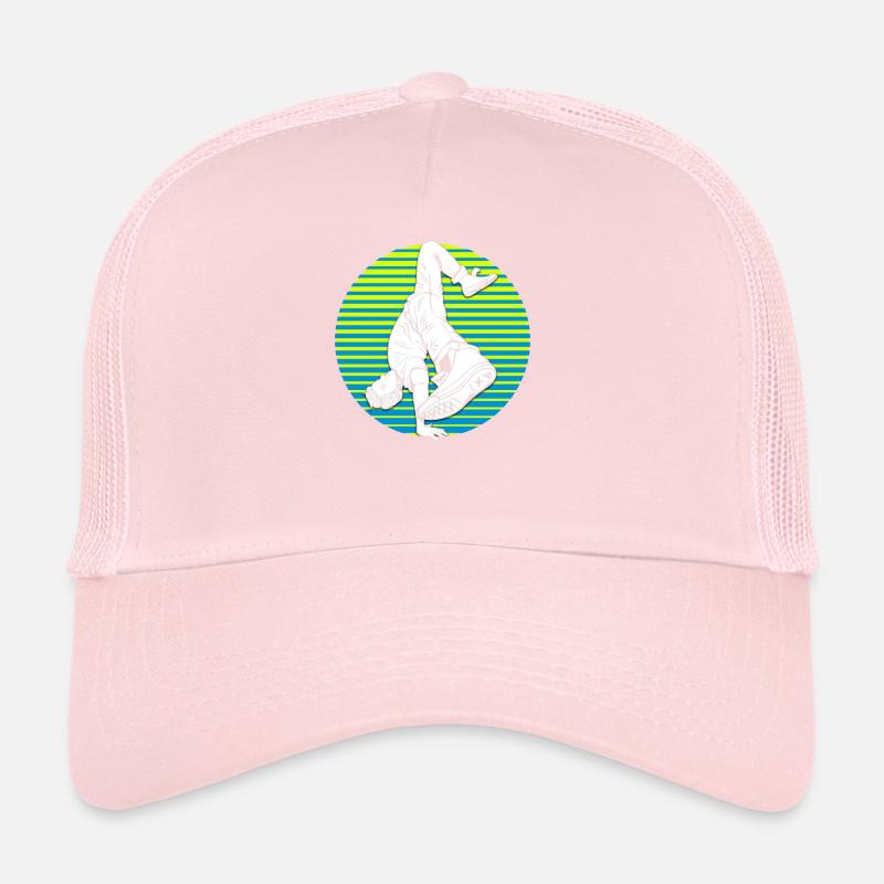 Breakdance Breakdancer Cadeau de silhouette Casquette trucker 
