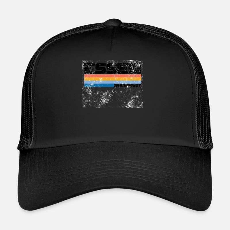 Essen Ruhrgebiet Retro - Trucker Cap - Schwarz/Schwarz