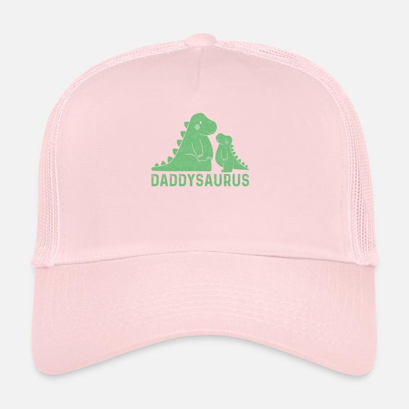 Daddysaurus Rex Funny Dad Gift Trucker Cap