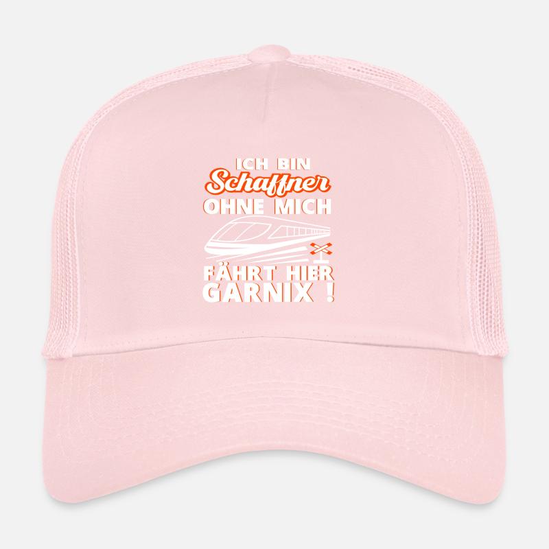 Schaffner schaffner chemin de fer profession travail cadeau Casquette trucker 