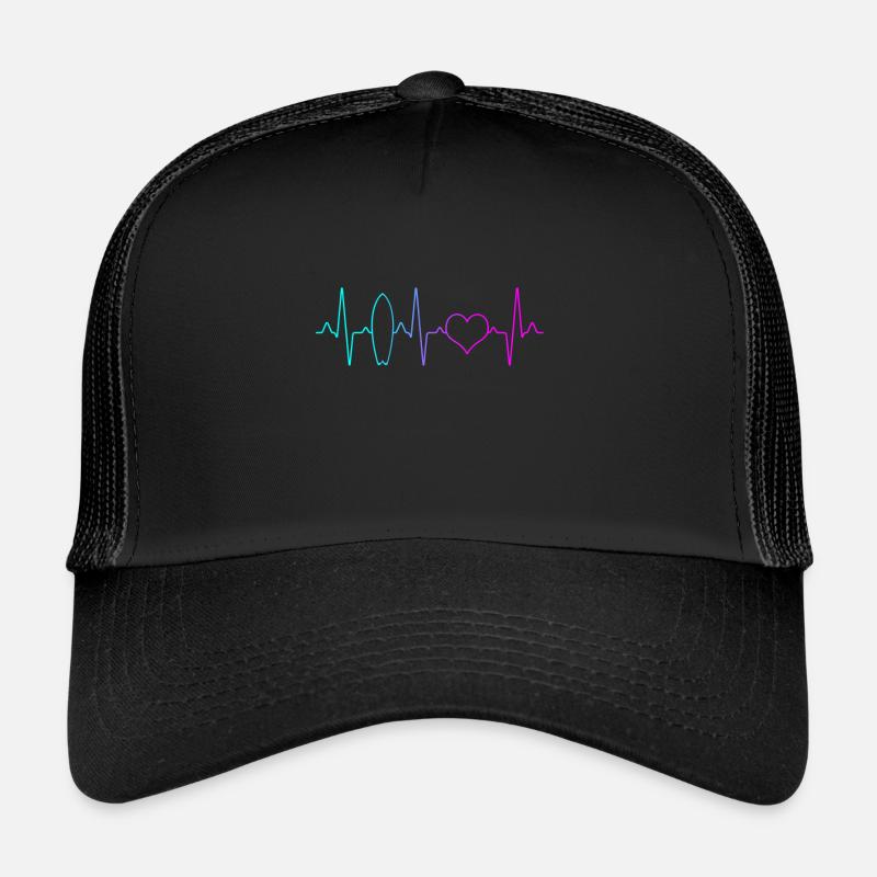 Surfing Herzschlag Trucker Cap