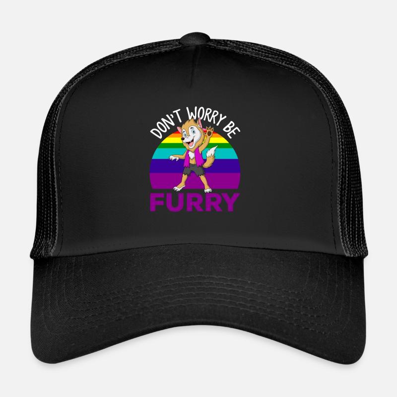 Furry, animaux à fourrure, chiens, Casquette trucker 