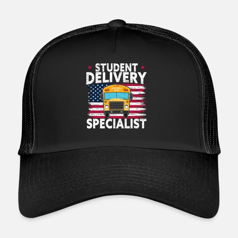 Student Delivery Specialist American School Bus Trucker Cap