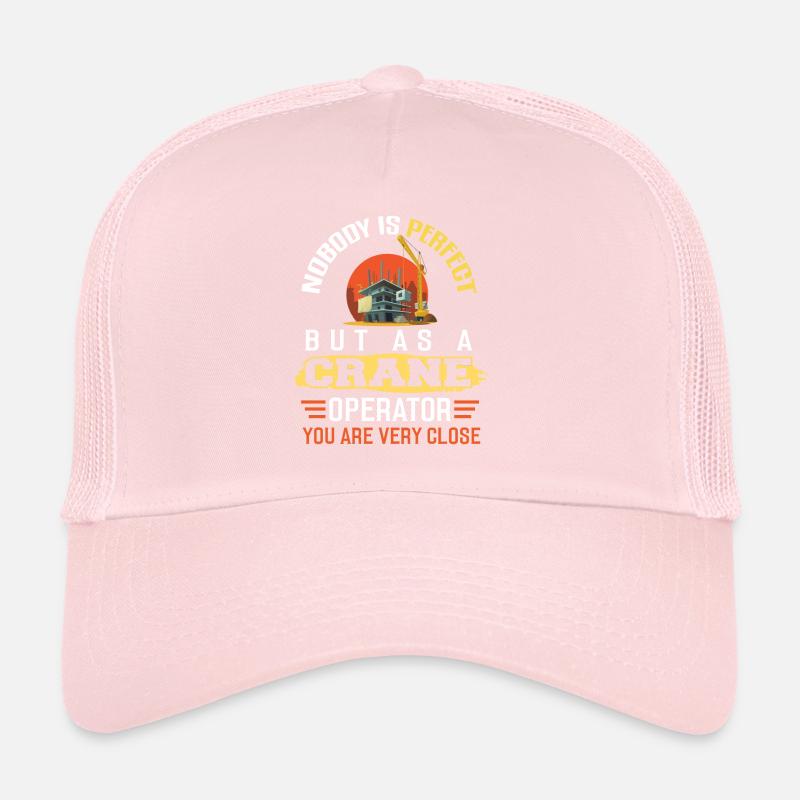 Crane operator Crane operator construction site work Trucker Cap