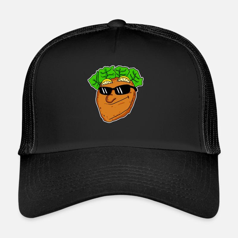 Cool schnitzel with sunglasses Trucker Cap