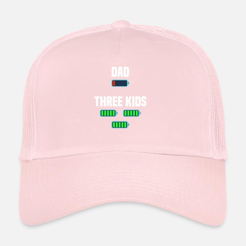 Dad and triplets Trucker Cap
