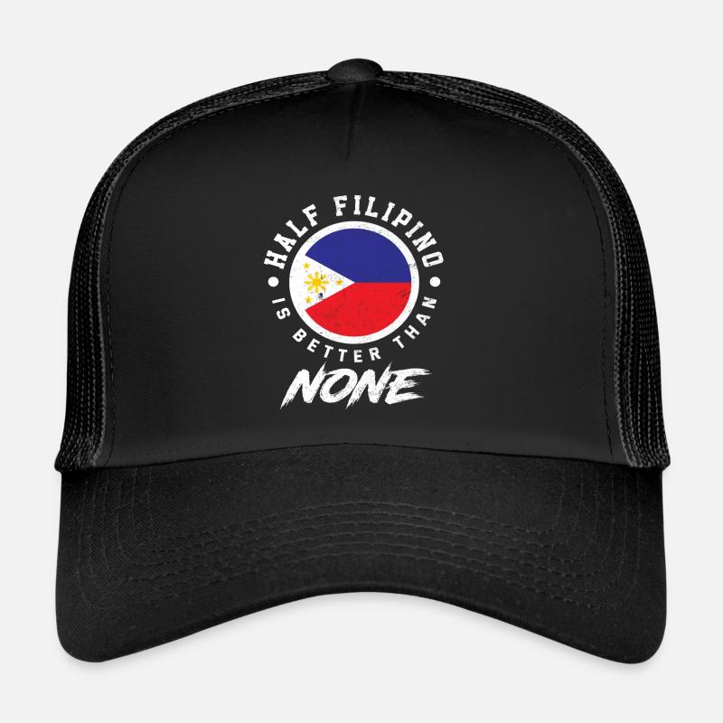 Philippinen Herkunft Halber Filipino Filipina Trucker Cap
