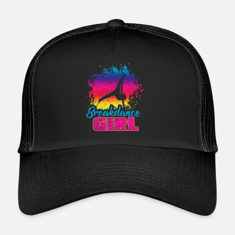 Breakdance Girl Dancer Trucker Cap