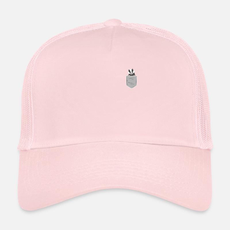 Dachs in der Brusttasche Trucker Cap