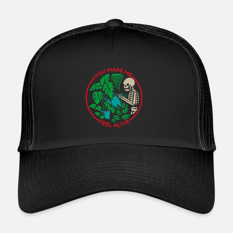 Feel alive Garten Gärtner Gartenarbeit Geschenk Trucker Cap