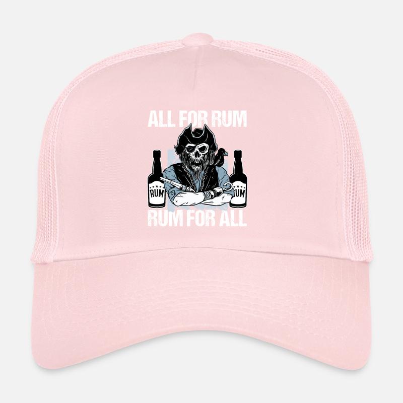 Rhum Pavillon pirate Casquette trucker 