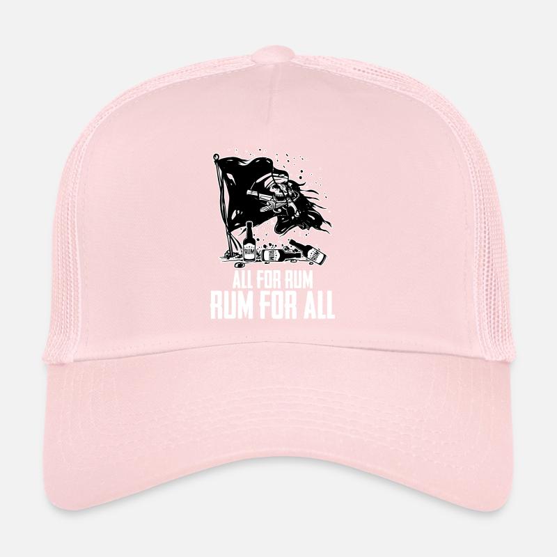 Rhum Pavillon pirate Casquette trucker 