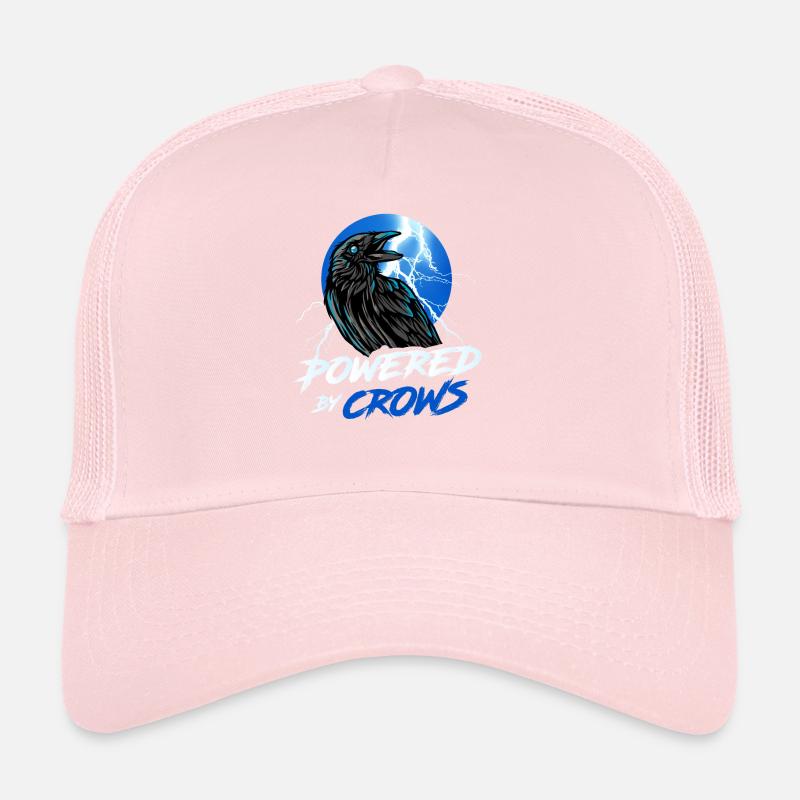 Cool Corbeau Propulsé par Crows Aesthetic Black Corbeau Casquette trucker 