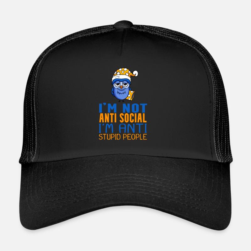 Owl Lazy Trucker Cap